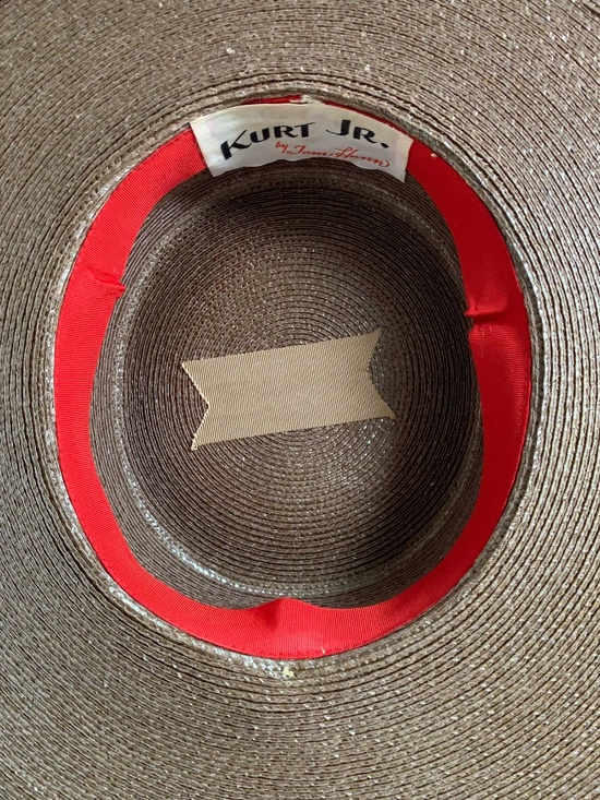 Vintage Kurt Jr Tom Hamm Boater Hat w/ Original Neiman Marcus Box main image 4